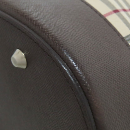 Burberry Brown Canvas Tote Bag (Pre-Owned)