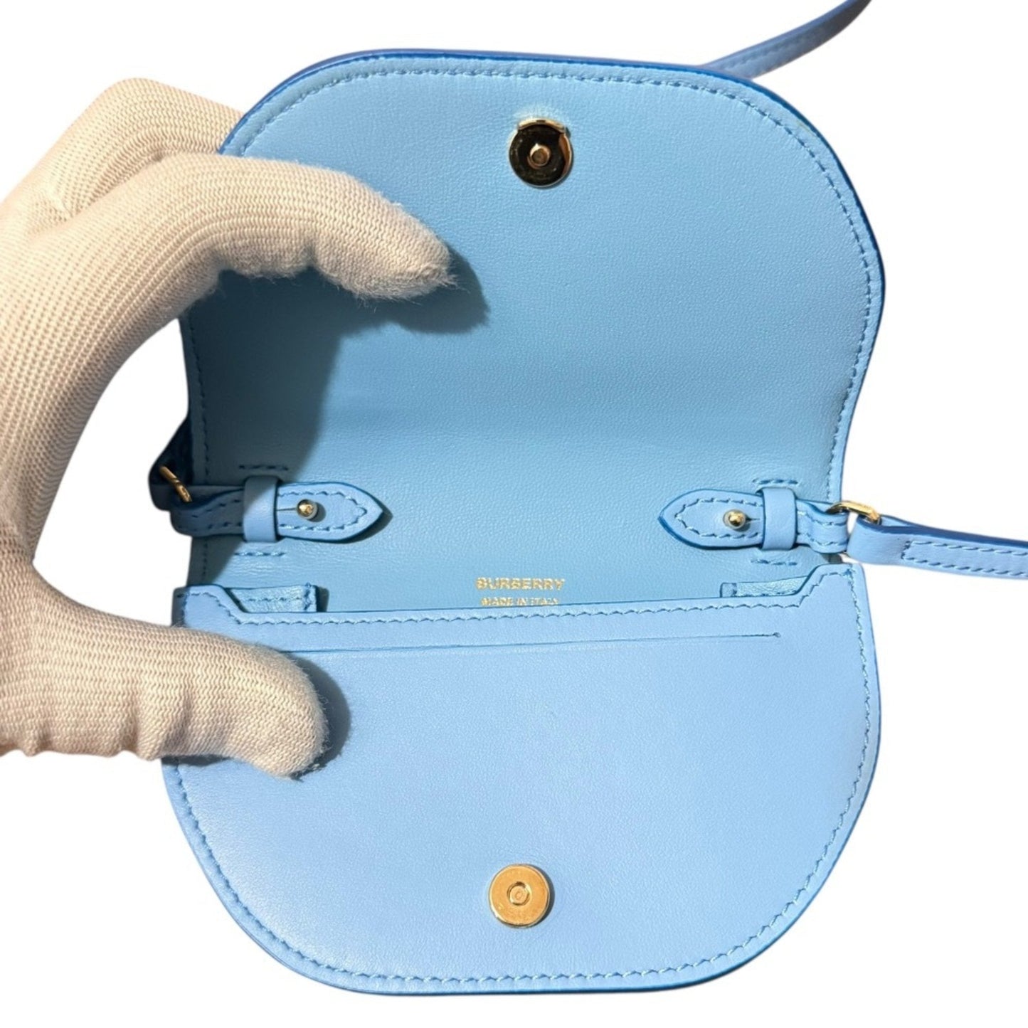 Burberry Blue Shoulder Bag (Pre-Owned)