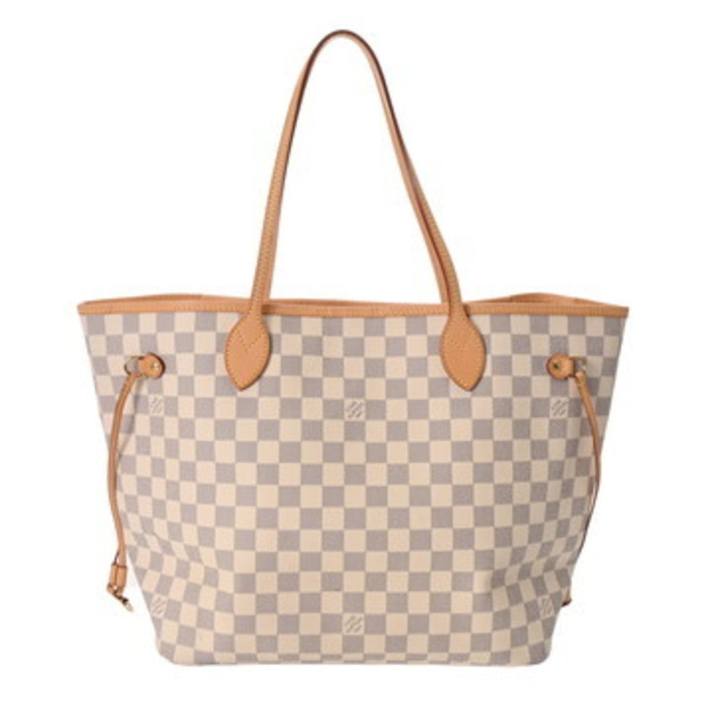 Louis Vuitton White Damier Azur Canvas Tote Bag (Pre-Owned)