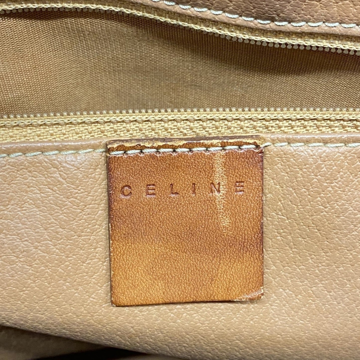 Celine Brown Pvc Tote Bag (Pre-Owned)
