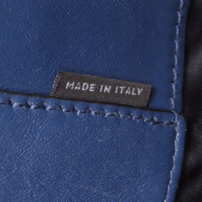 Miu Miu Navy Leather Tote Bag (Pre-Owned)