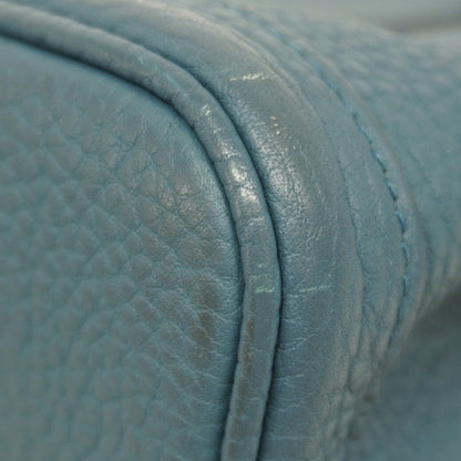 Hermes Blue Country Leather Tote Bag (Pre-Owned)