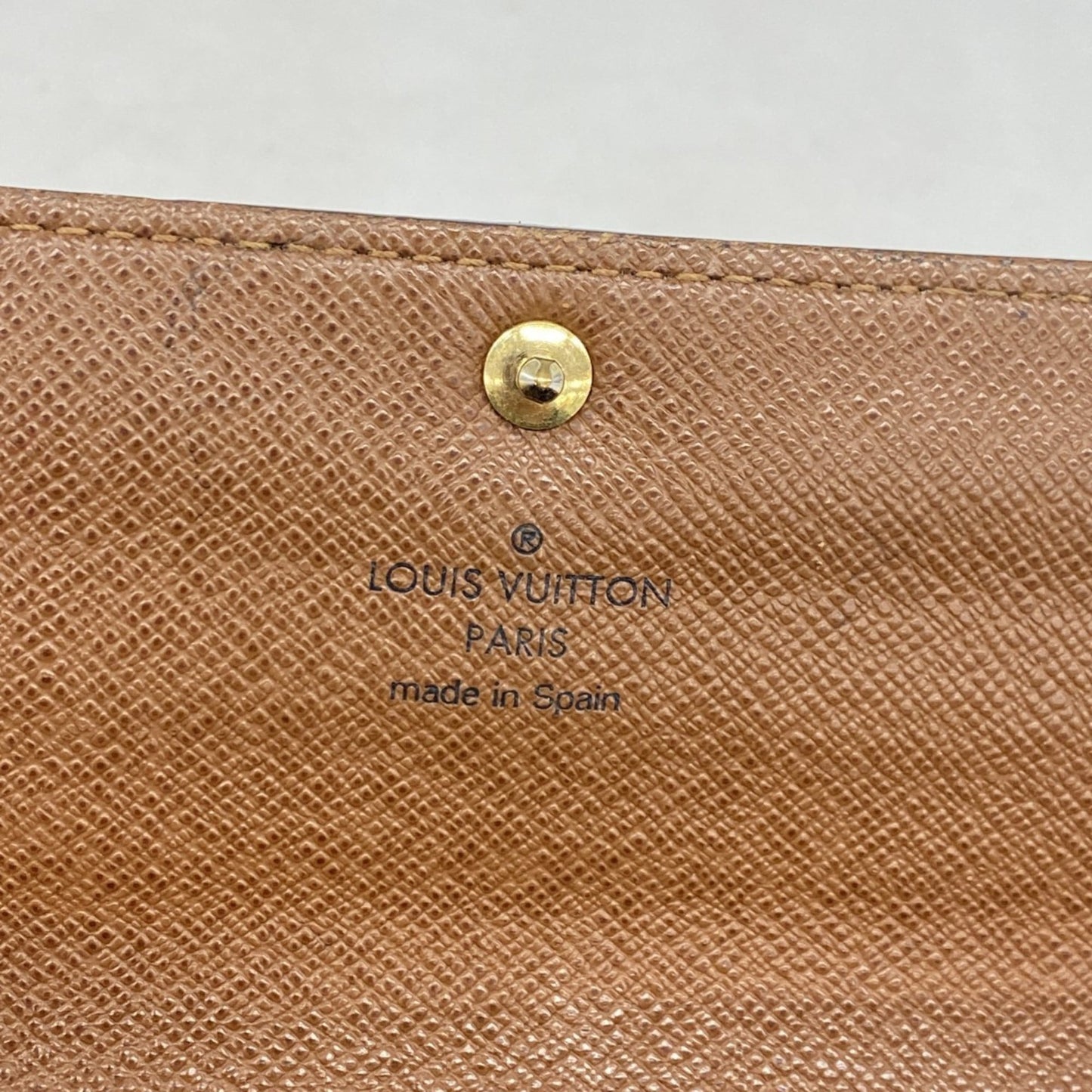 Louis Vuitton Brown Long Wallet (Bi-Fold) (Pre-Owned)