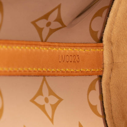 Louis Vuitton Brown Vinyl Leather Tote Bag (Pre-Owned)