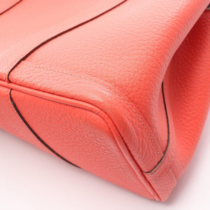 Hermes Red Color Leather Country Leather Tote Bag (Pre-Owned)