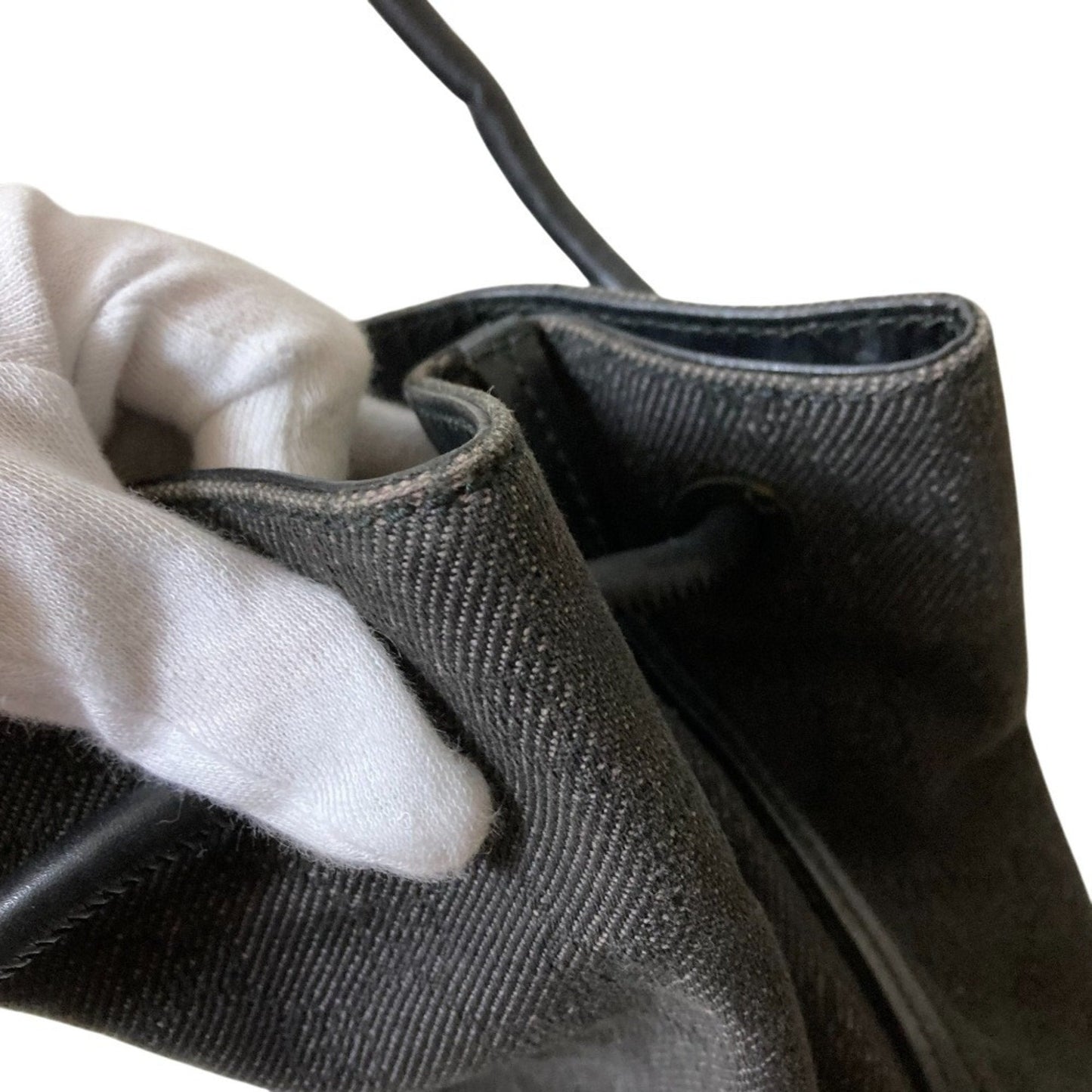 Gucci Dark Gray Gray Tote Bag (Pre-Owned)