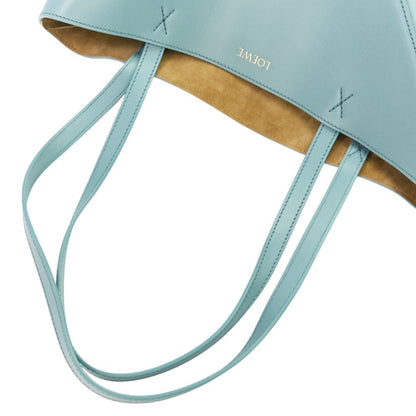 Loewe Blue Leather Tote Bag (Pre-Owned)