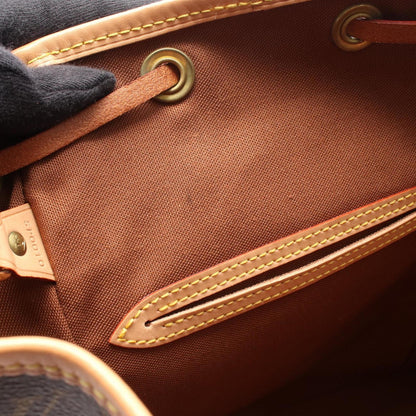 Louis Vuitton Brown Monogram Pvc Coated Canvas Leather Backpack (Pre-Owned)