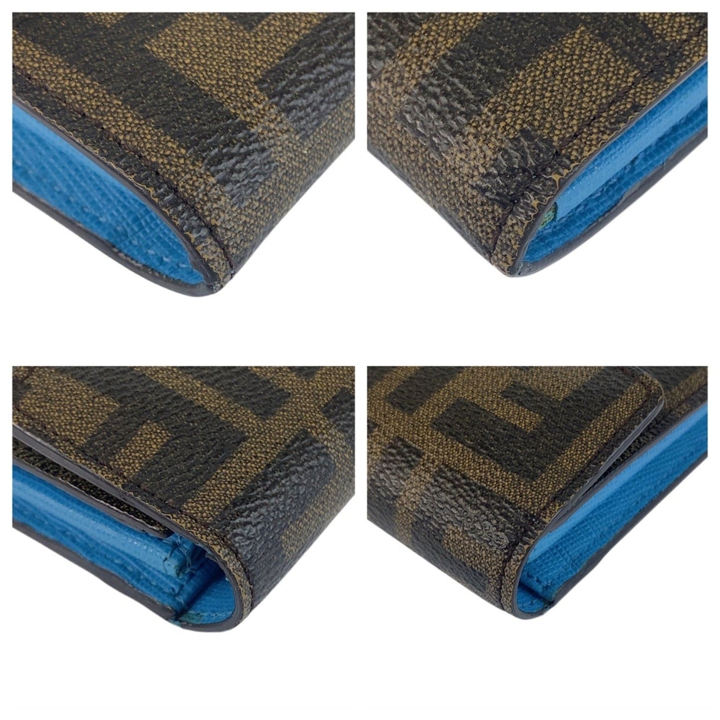 Fendi Brown Pvc Long Wallet (Bi-Fold) (Pre-Owned)