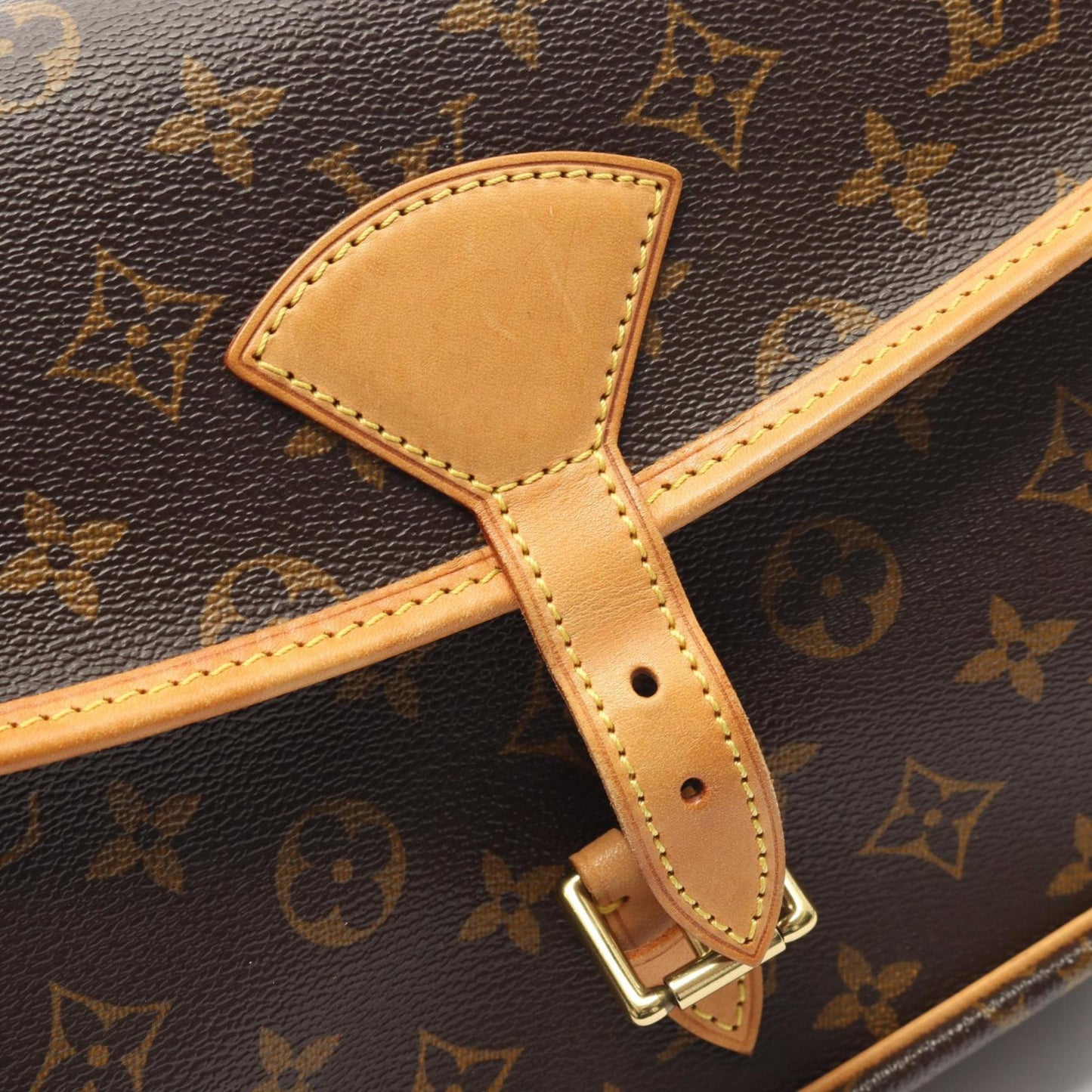 Louis Vuitton Brown Pvc Leather Shoulder Bag (Pre-Owned)