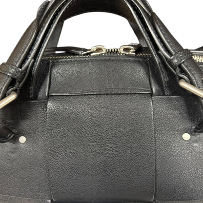 Bottega Veneta Intrecciato Black Intrecciato Shoulder Bag (Pre-Owned)