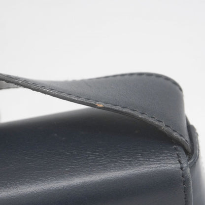 Salvatore Ferragamo Black Leather Shoulder Bag (Pre-Owned)