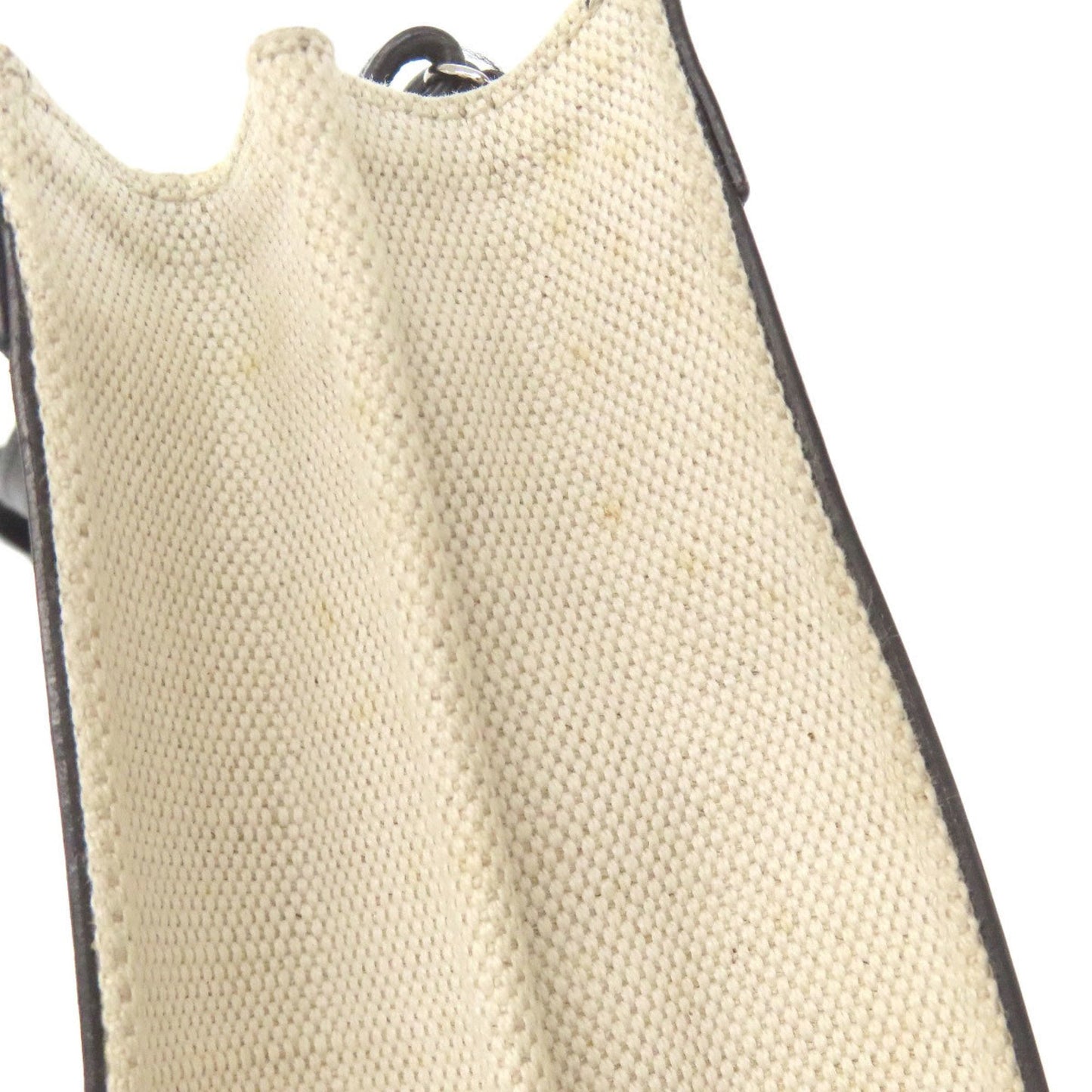 Balenciaga White Canvas Shoulder Bag (Pre-Owned)