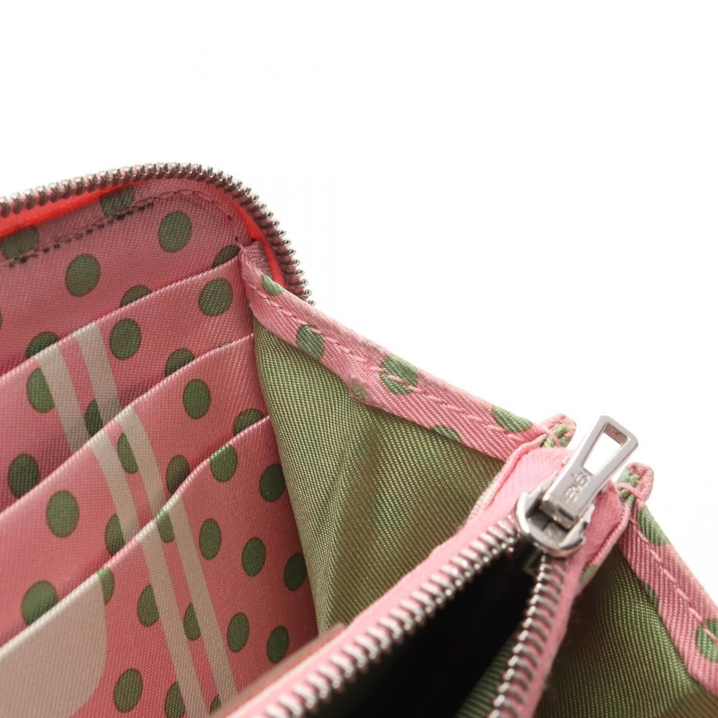 Hermes Pink Rose Confetti Leather Middle Wallet (Bi-Fold) (Pre-Owned)