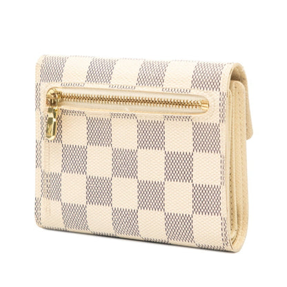 Louis Vuitton White Pvc Leather Wallet (Bi-Fold) (Pre-Owned)