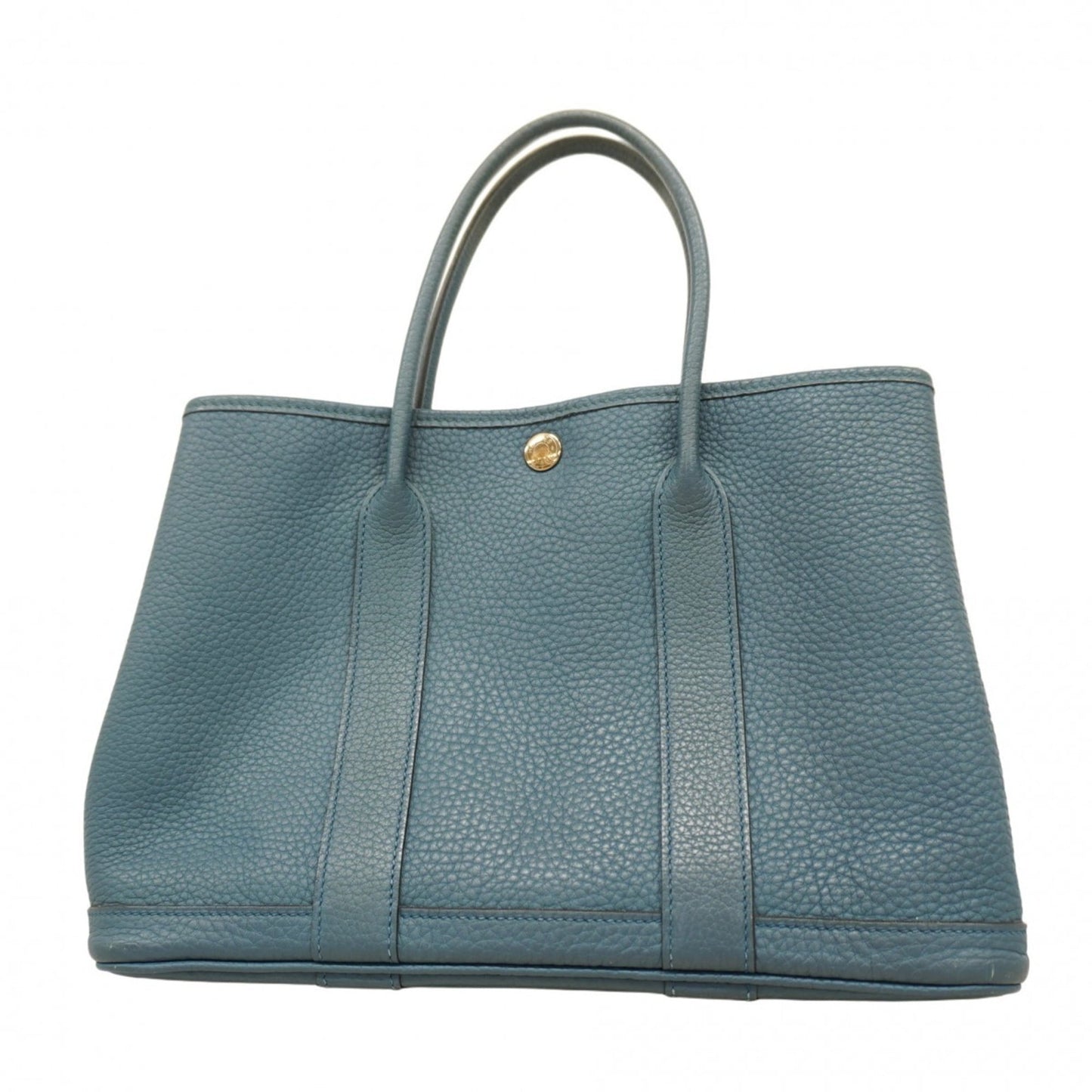Hermes Blue Country Leather Tote Bag (Pre-Owned)