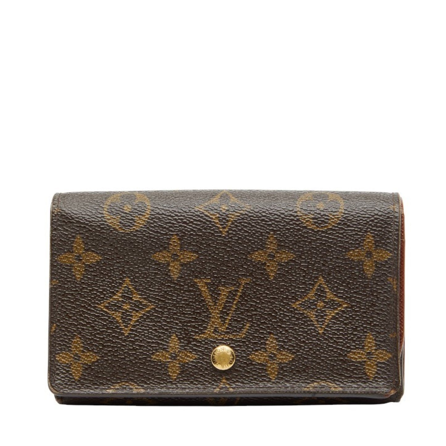 Louis Vuitton Brown Pvc Leather Wallet (Bi-Fold) (Pre-Owned)