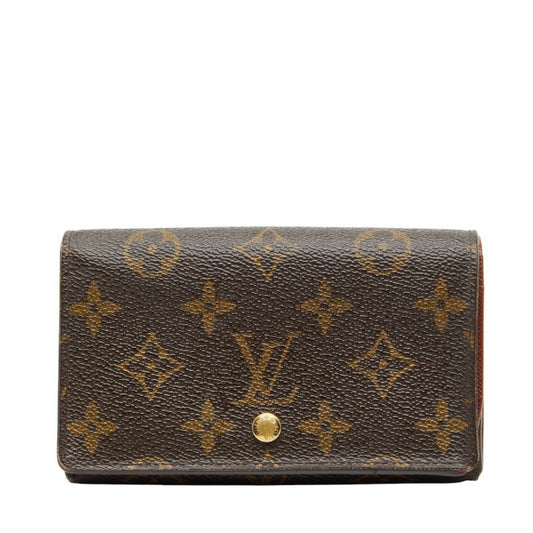 Louis Vuitton Brown Pvc Leather Wallet (Bi-Fold) (Pre-Owned)