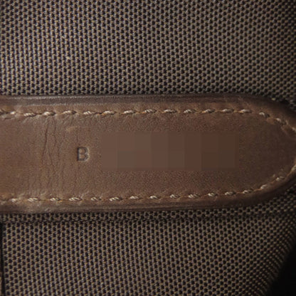 Hermes Bordeaux Brown Canvas Tote Bag (Pre-Owned)