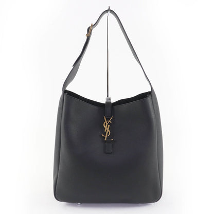 Saint Laurent Black Leather Shoulder Bag (Pre-Owned)