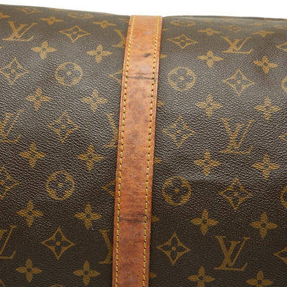 Louis Vuitton Brown Pvc Leather Boston Bag (Pre-Owned)