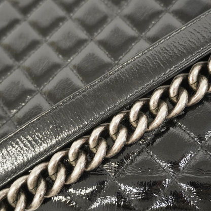 Chanel Black Patent Leather Shoulder Bag (Pre-Owned)