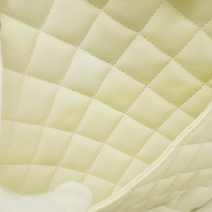 Chanel White Leather Tote Bag (Pre-Owned)