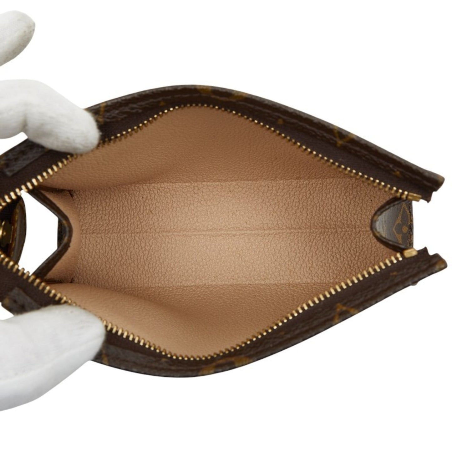 Louis Vuitton Brown Pvc Leather Pochette Pouch (Pre-Owned)