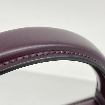 Salvatore Ferragamo Purple Leather Handbag (Pre-Owned)