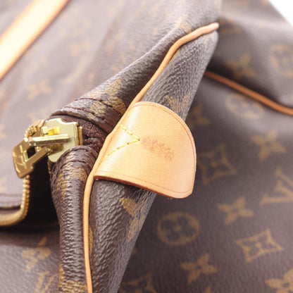 Louis Vuitton Brown Pvc Leather Boston Bag (Pre-Owned)