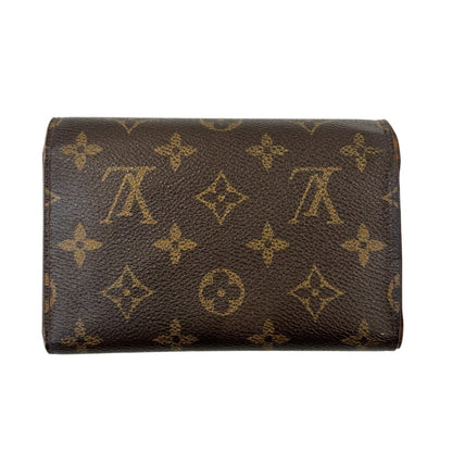 Louis Vuitton Brown Monogram Wallet (Tri-Fold) (Pre-Owned)