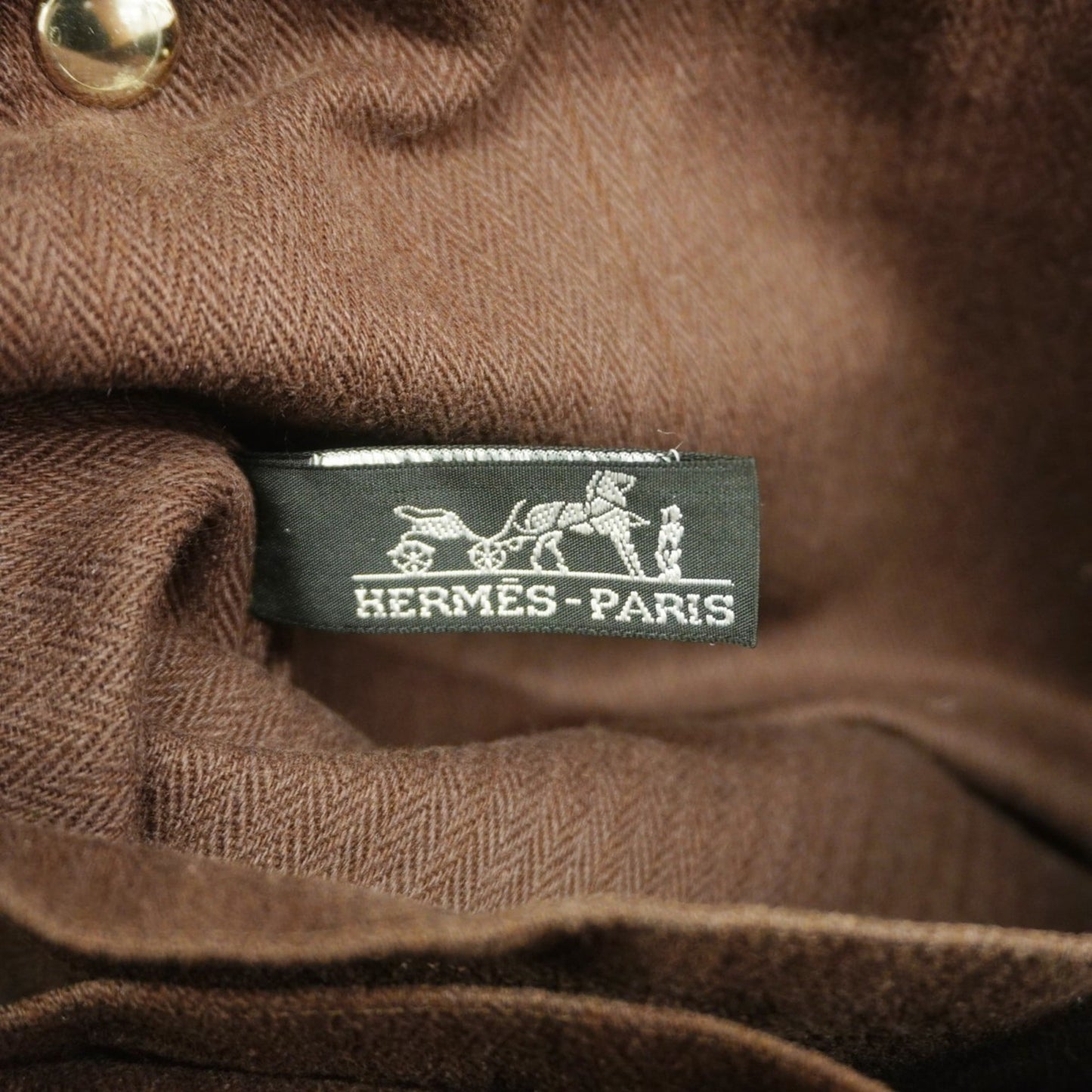 Hermes Beige Polyester Tote Bag (Pre-Owned)