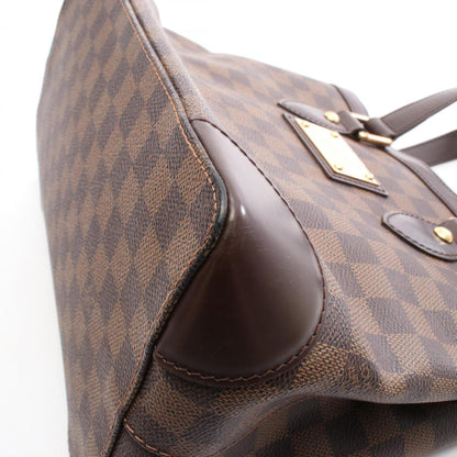Louis Vuitton Brown Damier Canvas Coated Canvas Leather Tote Bag (Pre-Owned)