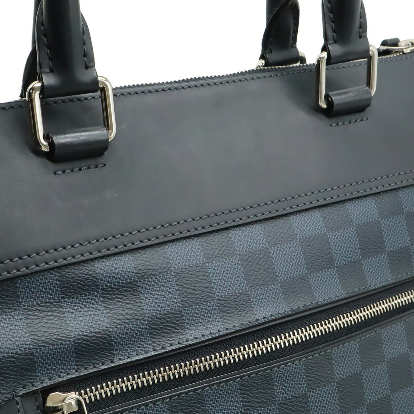 Louis Vuitton Damier Cobalt Navy Black Pvc Tote Bag (Pre-Owned)