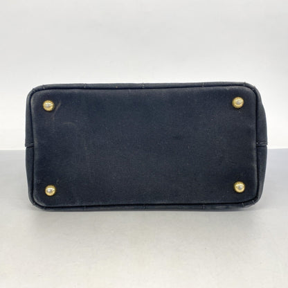 Prada Black Canvas Tote Bag (Pre-Owned)