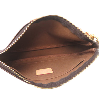 Louis Vuitton Brown Monogram Pochette Shoulder Bag (Pre-Owned)