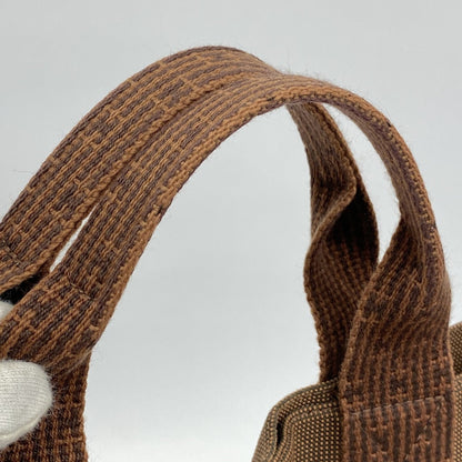 Hermes Brown Canvas Tote Bag (Pre-Owned)