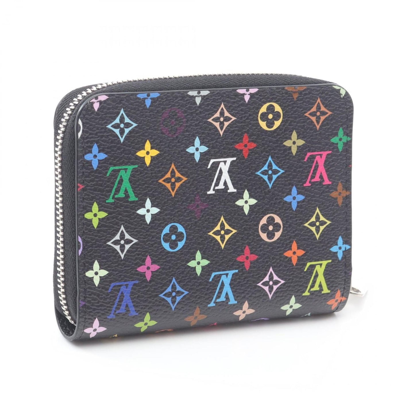 Louis Vuitton Black Multi-Color Coated Canvas Pvc Monogram Multicolore Leather Coin Purse/Coin Case (Pre-Owned)