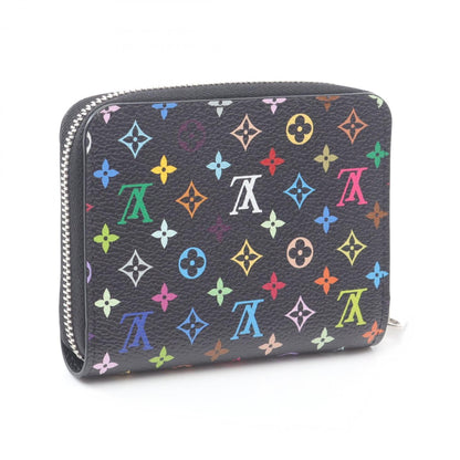 Louis Vuitton Black Multi-Color Coated Canvas Pvc Monogram Multicolore Leather Coin Purse/Coin Case (Pre-Owned)