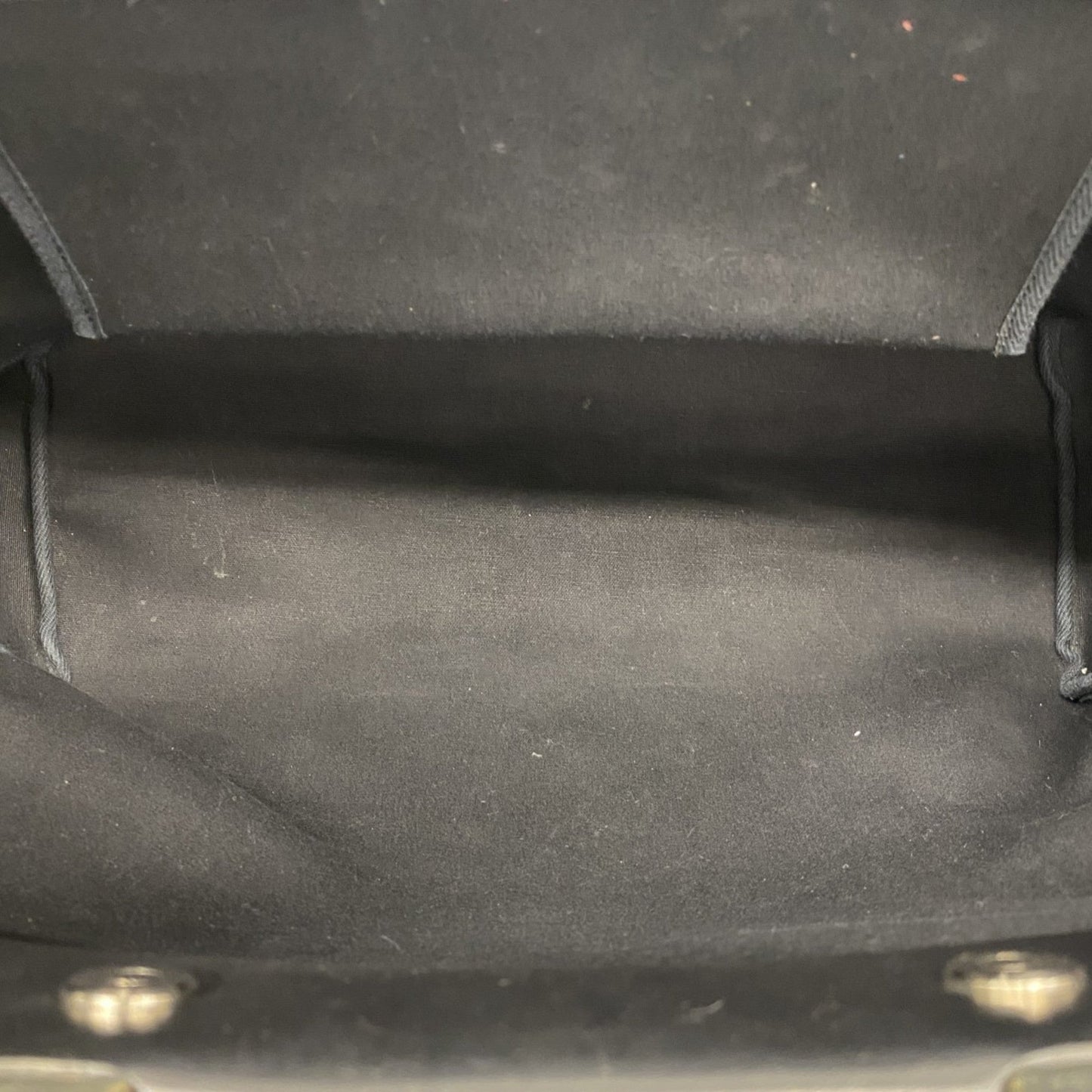 Hermes Black Toile Officier Tote Bag (Pre-Owned)