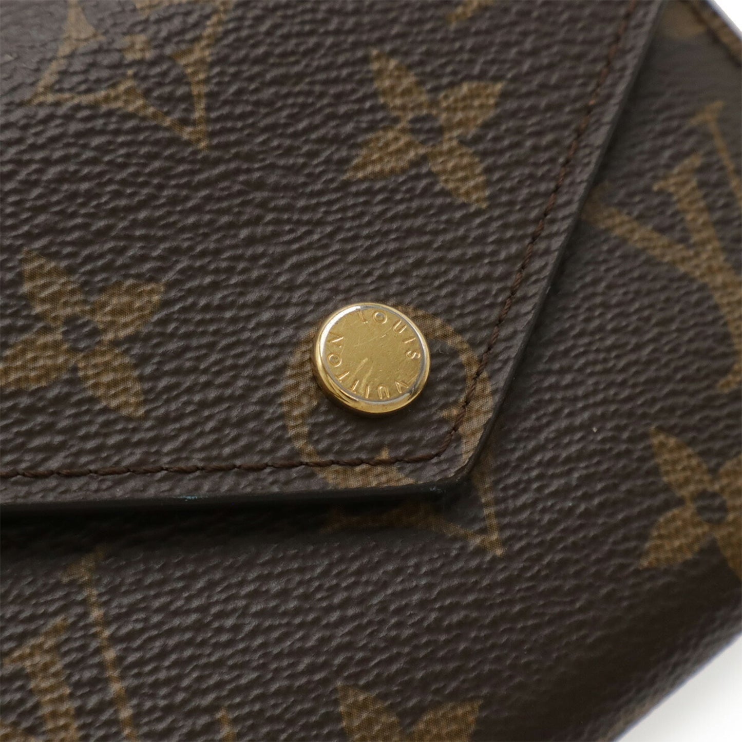 Louis Vuitton Brown Pvc Wallet (Tri-Fold) (Pre-Owned)