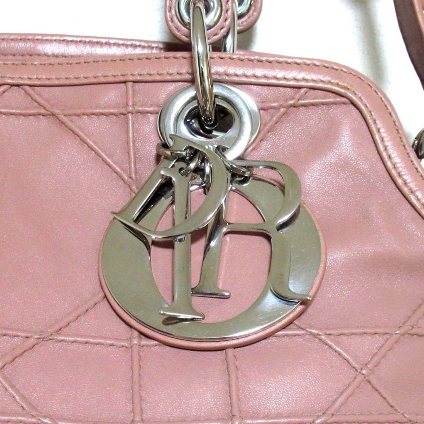 Christian Dior Pink Handbag Shoulder Bag (Pre-Owned)