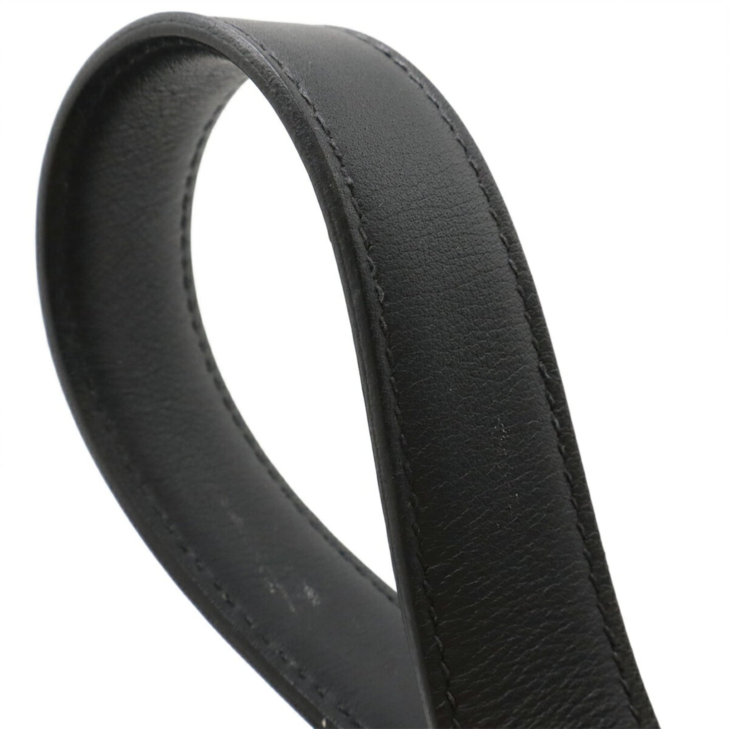 Hermes Black Swift Leather Cotton Canvas Handbag Tote Bag (Pre-Owned)