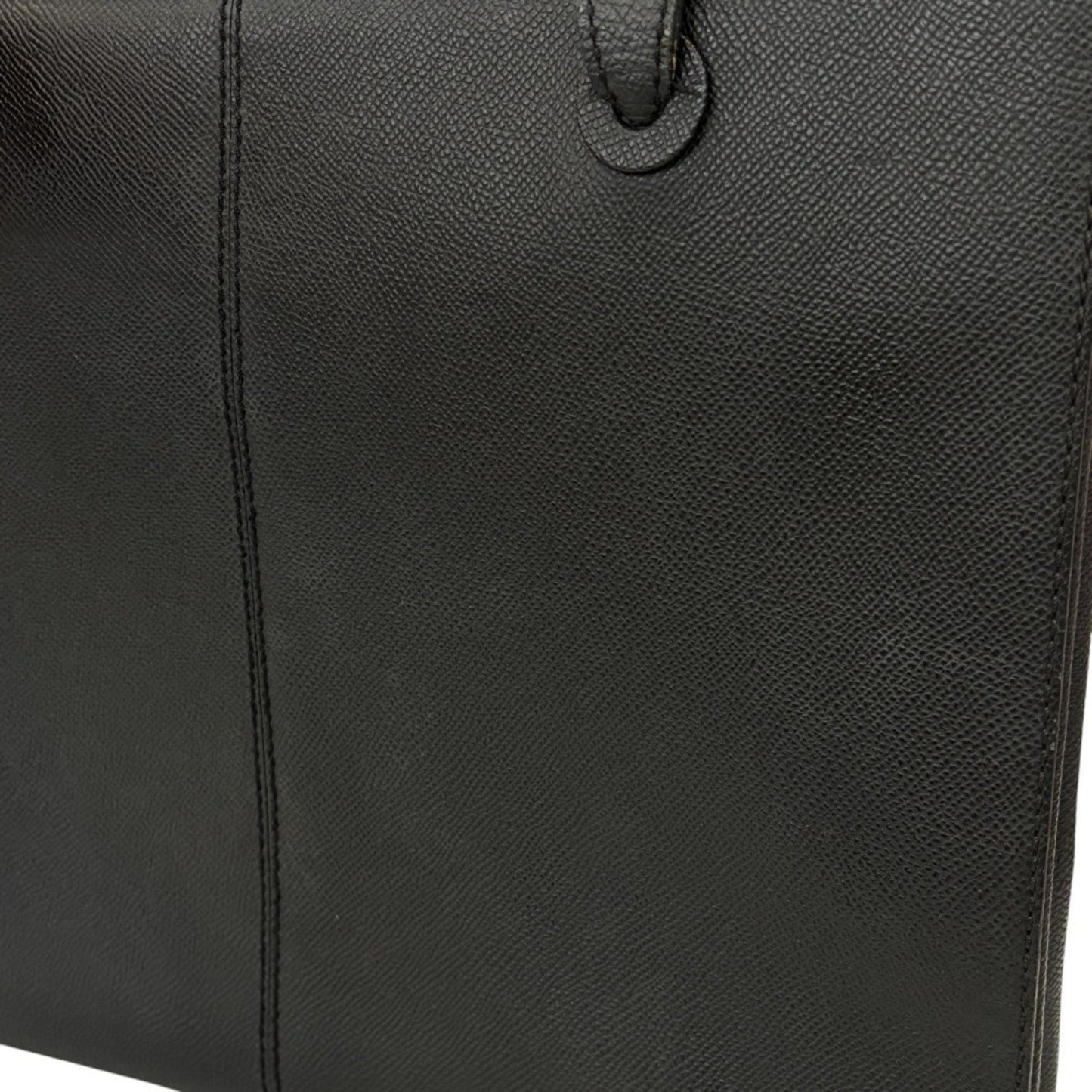 Chanel Black White Leather Tote Bag (Pre-Owned)