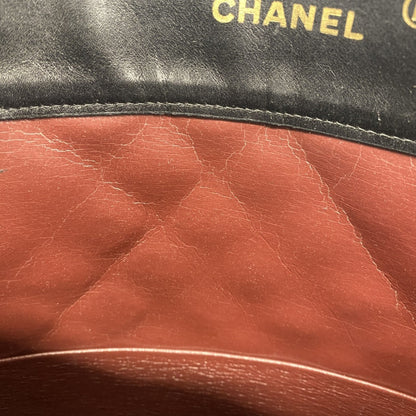 Chanel Black Leather Tote Bag (Pre-Owned)