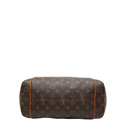 Louis Vuitton Brown Pvc Leather Shoulder Bag Tote Bag (Pre-Owned)