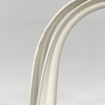 Christian Dior Navy White Leather Handbag (Pre-Owned)