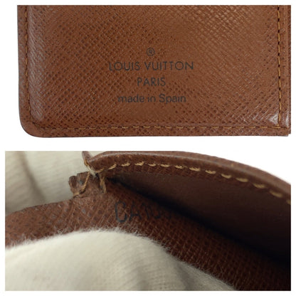 Louis Vuitton Brown Pvc Wallet (Bi-Fold) (Pre-Owned)