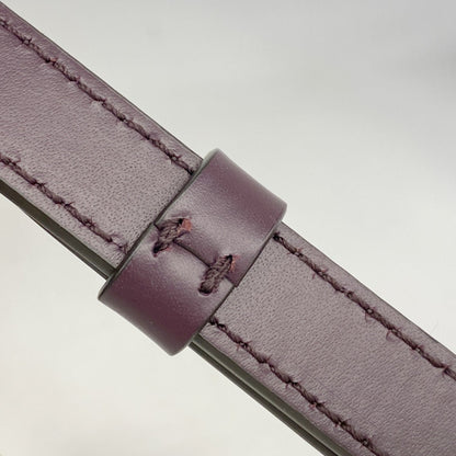 Salvatore Ferragamo Purple Leather Handbag (Pre-Owned)