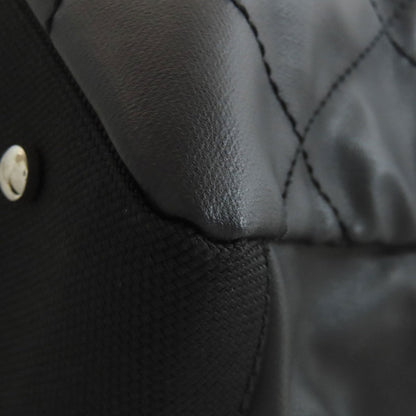 Chanel Paris Biarritz Black Leather Tote Bag (Pre-Owned)